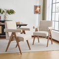 Sillón de comedor tapizado (juego de 2)