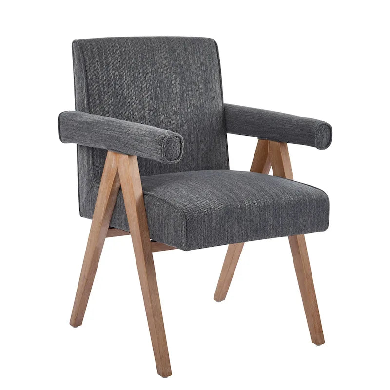 Sillón de comedor tapizado (juego de 2)