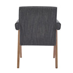 Sillón de comedor tapizado (juego de 2)