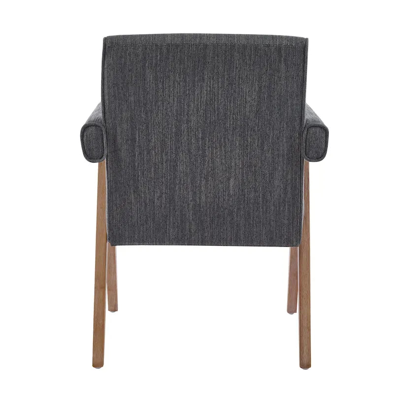 Sillón de comedor tapizado (juego de 2)