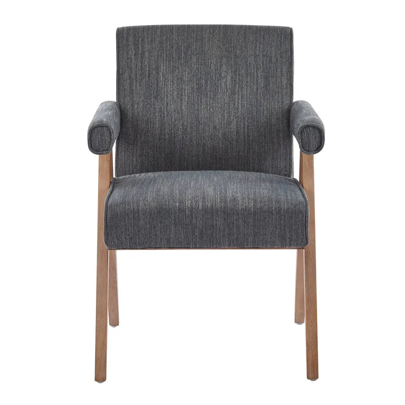 Sillón de comedor tapizado (juego de 2)