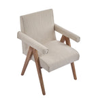 Sillón de comedor tapizado (juego de 2)