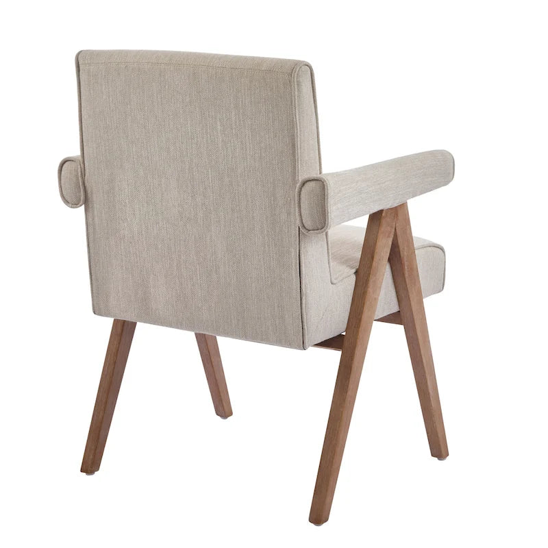 Sillón de comedor tapizado (juego de 2)