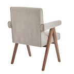 Sillón de comedor tapizado (juego de 2)