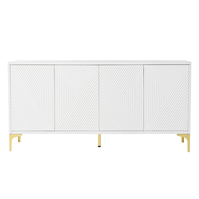 Mueble aparador con estantes ajustables para sala de estar