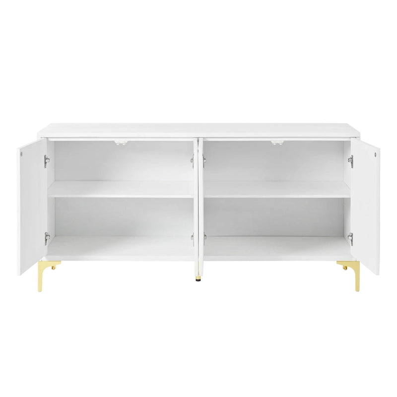 Mueble aparador con estantes ajustables para sala de estar