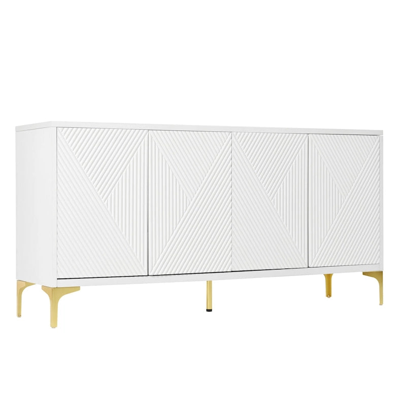 Mueble aparador con estantes ajustables para sala de estar
