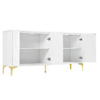 Mueble aparador con estantes ajustables para sala de estar
