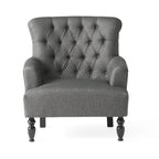 Sillón con mechones y respaldo enrollado