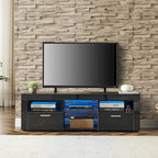 Mueble para TV de 51 pulgadas con luces LED, para televisores de hasta 69 pulgadas