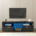 Mueble para TV de 51 pulgadas con luces LED, para televisores de hasta 69 pulgadas