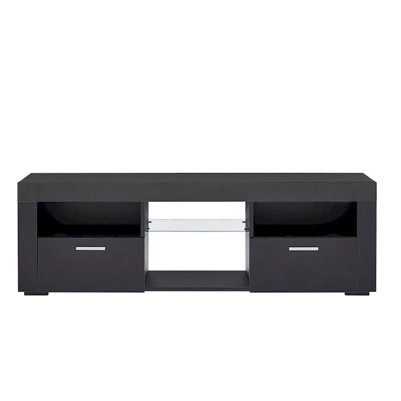 Mueble para TV de 51 pulgadas con luces LED, para televisores de hasta 69 pulgadas