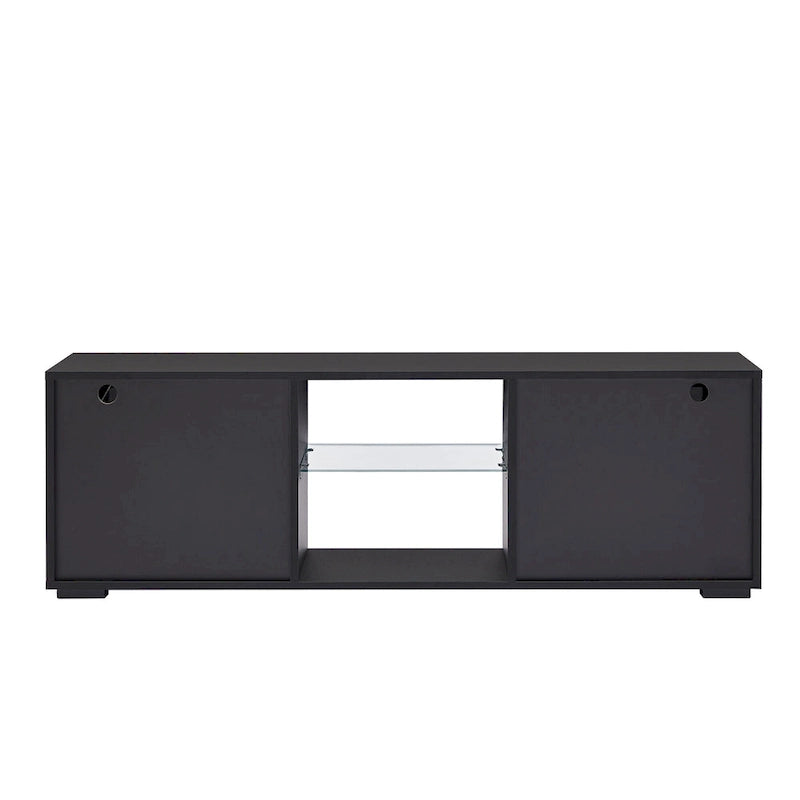 Mueble para TV de 51 pulgadas con luces LED, para televisores de hasta 69 pulgadas
