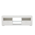 Mueble para TV de 51 pulgadas con luces LED, para televisores de hasta 69 pulgadas