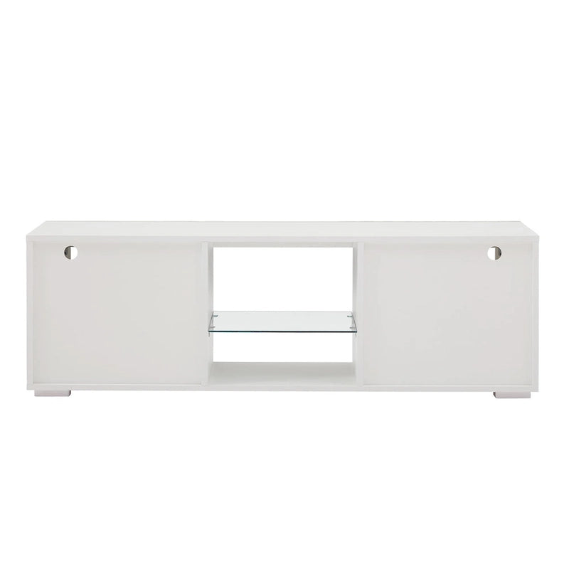 Mueble para TV de 51 pulgadas con luces LED, para televisores de hasta 69 pulgadas