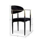 Silla de comedor de terciopelo de acero inoxidable dorado
