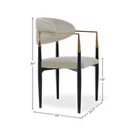 Silla de comedor de terciopelo de acero inoxidable dorado