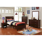 Cómoda de madera maciza de 6 cajones, estilo de transición, 56 pulgadas de ancho