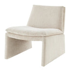 Sillón decorativo de chenilla