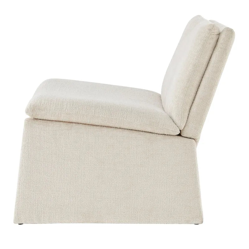 Sillón decorativo de chenilla