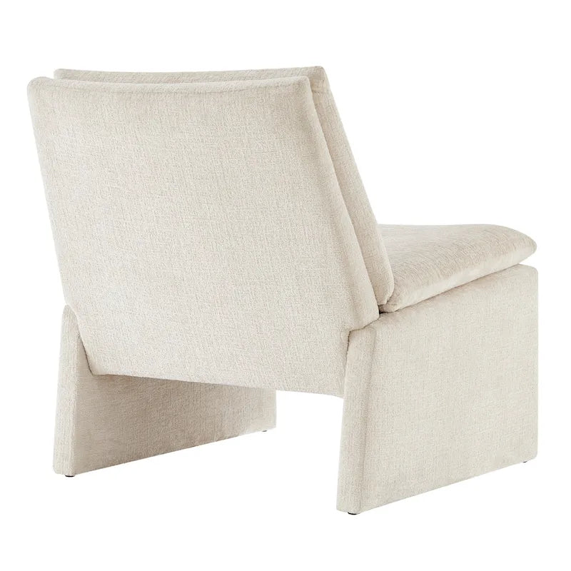 Sillón decorativo de chenilla