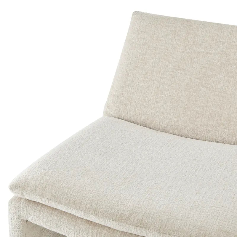 Sillón decorativo de chenilla