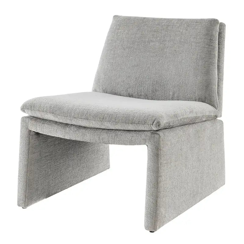 Sillón decorativo de chenilla