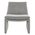 Sillón decorativo de chenilla