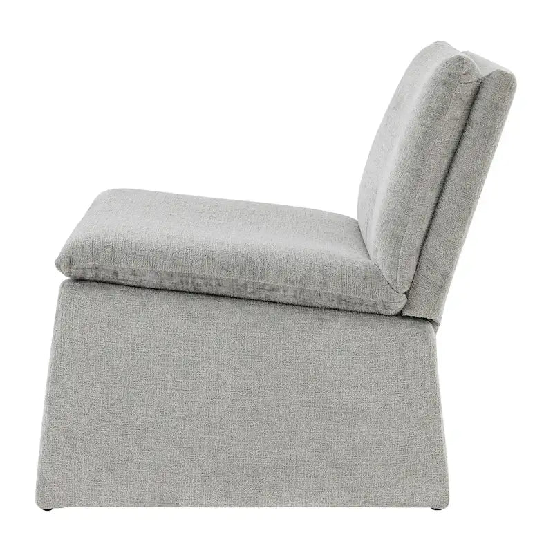 Sillón decorativo de chenilla