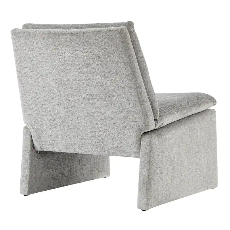 Sillón decorativo de chenilla