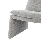 Sillón decorativo de chenilla