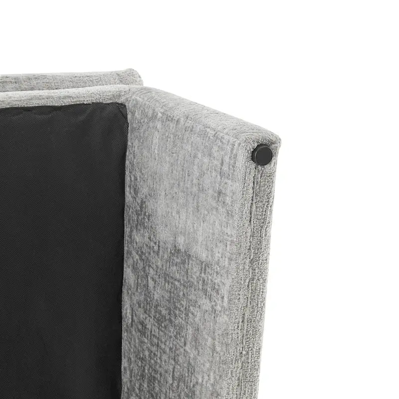 Sillón decorativo de chenilla
