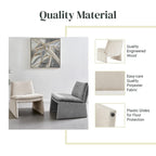 Sillón decorativo de chenilla