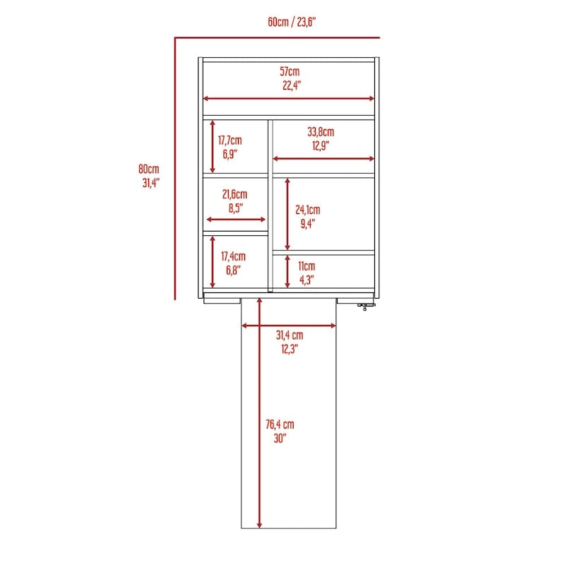 Juego de cocina de 2 piezas con 4 puertas, 1 cajón, despensa y mesa de pared plegable, gris claro
