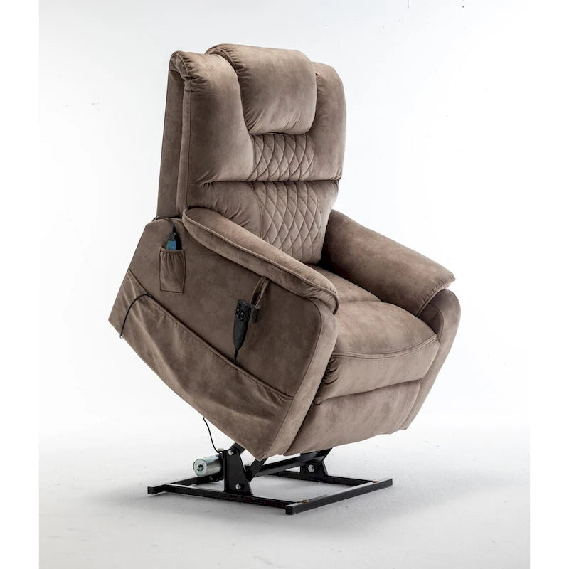 Sillón reclinable elevador eléctrico con posición horizontal de 180°