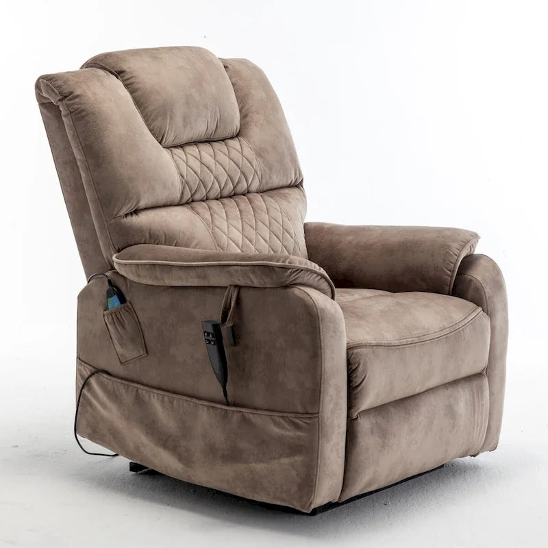 Sillón reclinable elevador eléctrico con posición horizontal de 180°