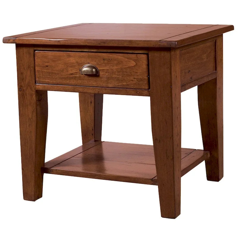 Mesa Auxiliar de Madera Reciclada