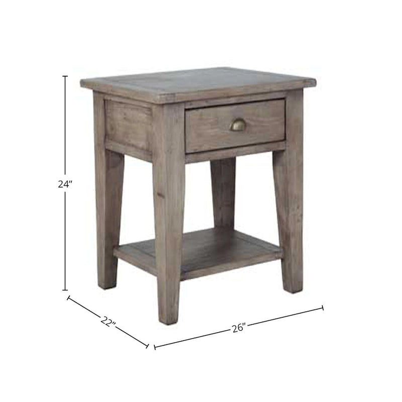 Mesa Auxiliar de Madera Reciclada