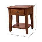 Mesa Auxiliar de Madera Reciclada