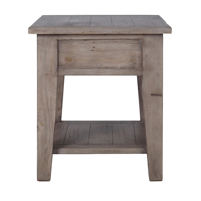 Mesa Auxiliar de Madera Reciclada
