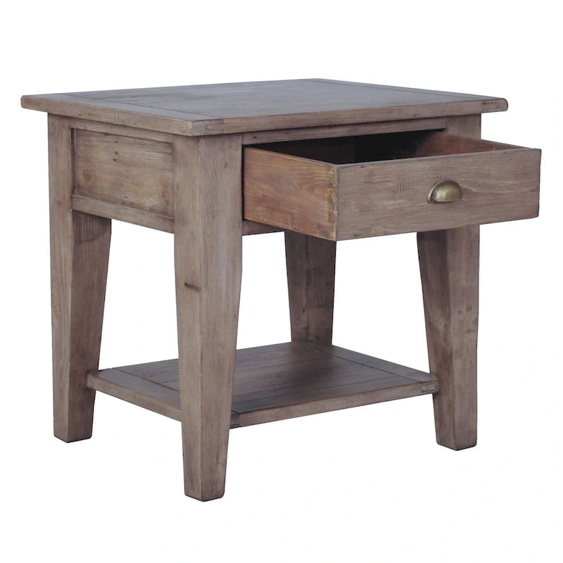 Mesa Auxiliar de Madera Reciclada