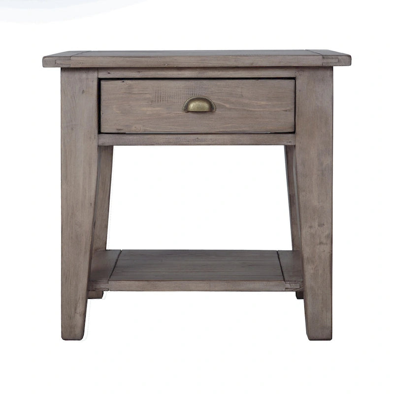 Mesa Auxiliar de Madera Reciclada