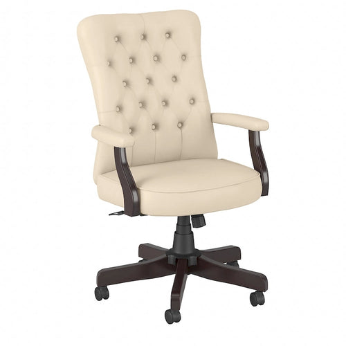 Sillón de oficina Arden Lane con respaldo alto, capitoné y brazos
