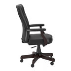 Sillón de oficina Arden Lane con respaldo alto, capitoné y brazos
