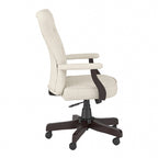 Sillón de oficina Arden Lane con respaldo alto, capitoné y brazos